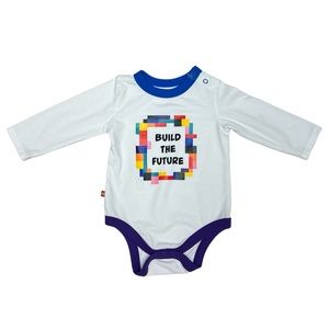 Lego baby body suit built the future 6-9 months